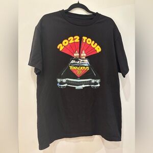 Tenacious D Jack Black Tour T-Shirt short sleeve Y2K